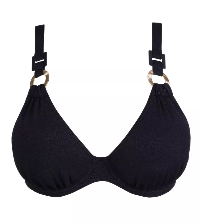 Haut de maillot de bain plongeant Pinner Dazzling Sky