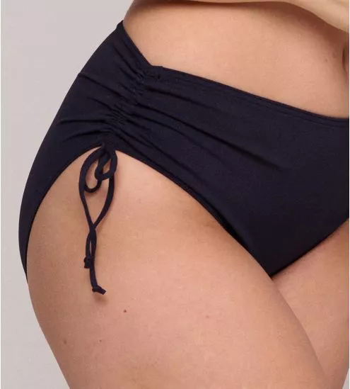 Bas de maillot de bain taille haute Pinner Dazzling Sky