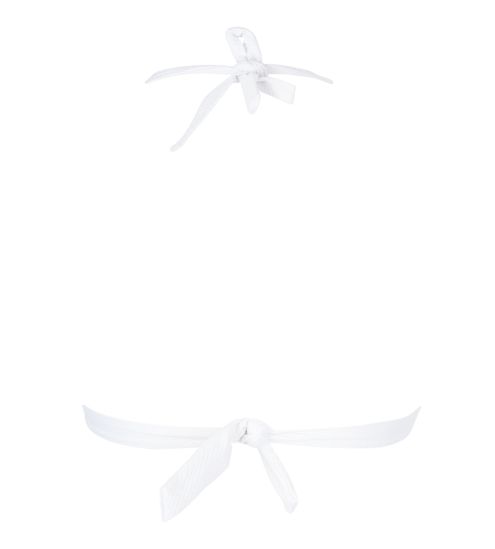 Haut de maillot de bain triangle La Vogueuse Blanc