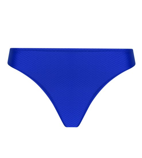 Bas de maillot de bain slip charme La Vogueuse Bleu Tonic
