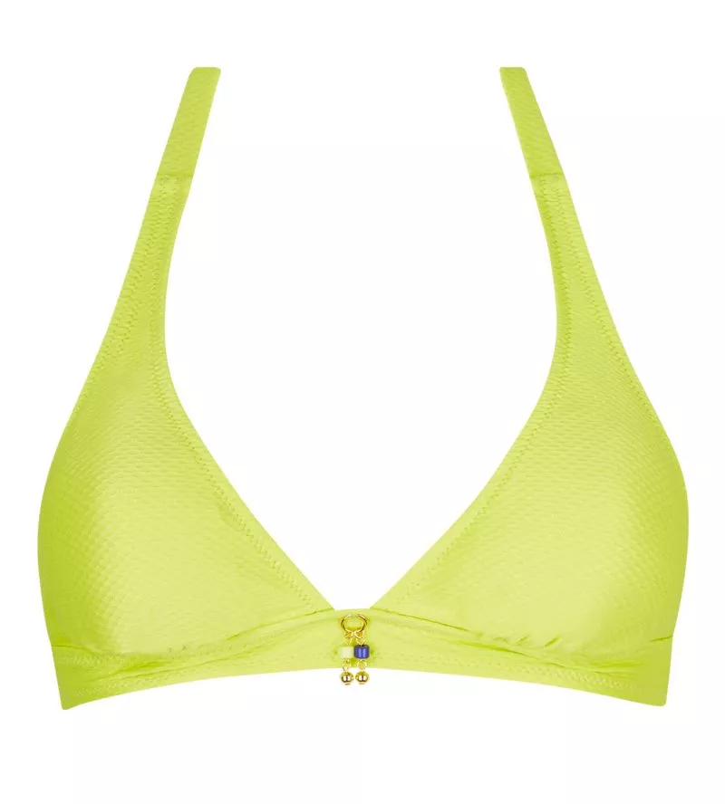 Haut de maillot de bain triangle La Vogueuse Vert Pistache