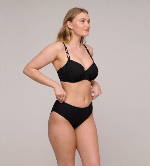 Haut de maillot de bain emboîtant Kiruna Noir