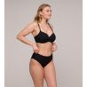 Haut de maillot de bain emboîtant Kiruna Noir