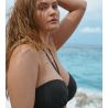 Haut de maillot de bain bandeau mousse Kiruna Noir