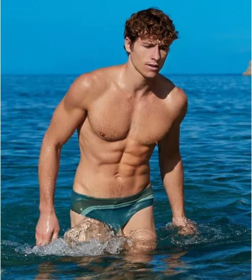 Boxer de bain pour homme BLEU