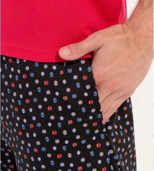 Black / Red Printed Charli...