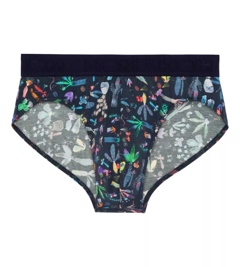 Slip mini homme Cactee imprimé multicolore