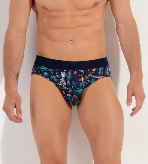 Slip mini homme Cactee imprimé multicolore