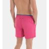 Short de bain uni Rose