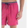 Short de bain uni Rose