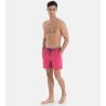 Short de bain uni Rose