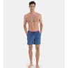 Short de bain uni Bleu Denim