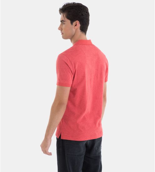 Polo manches courtes homme Rouge