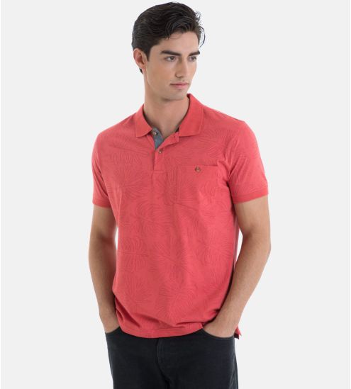 Polo manches courtes homme Rouge