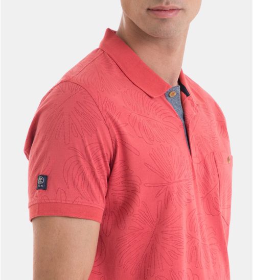 Polo manches courtes homme Rouge