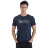 T shirt homme col rond Bleu