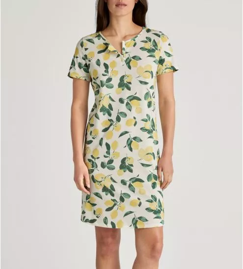 Chemise de nuit imprimée citron Fruity Dreams