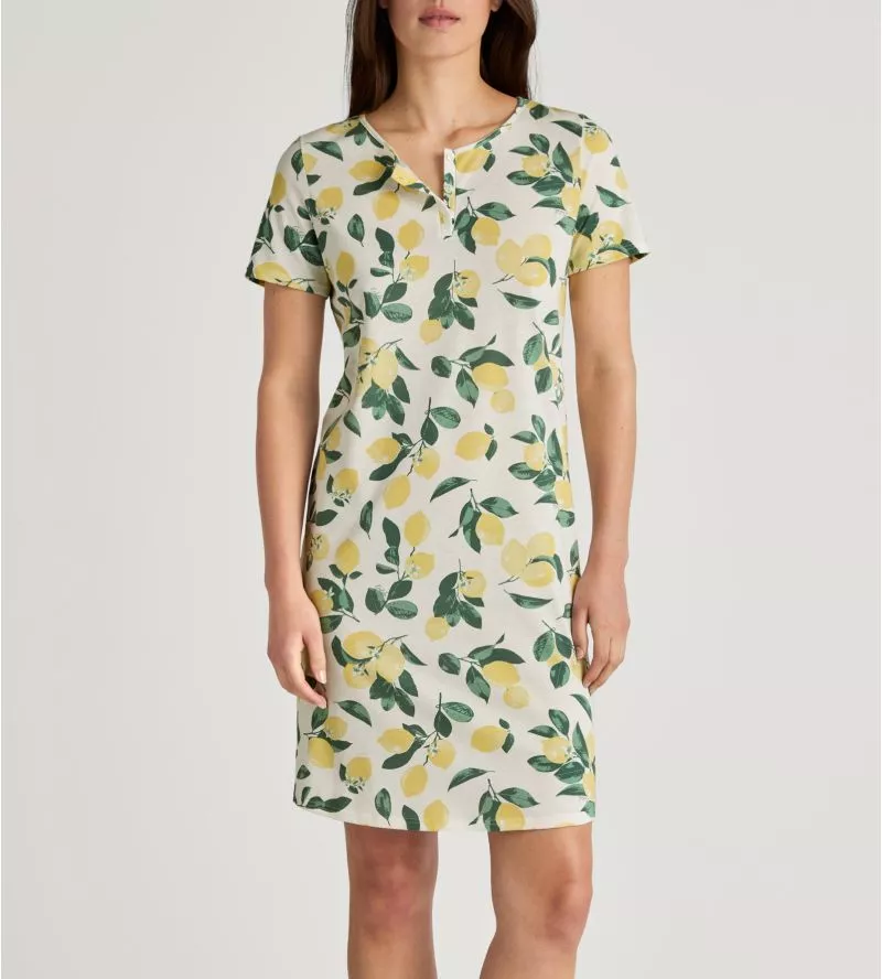 Chemise de nuit imprimée citron Fruity Dreams