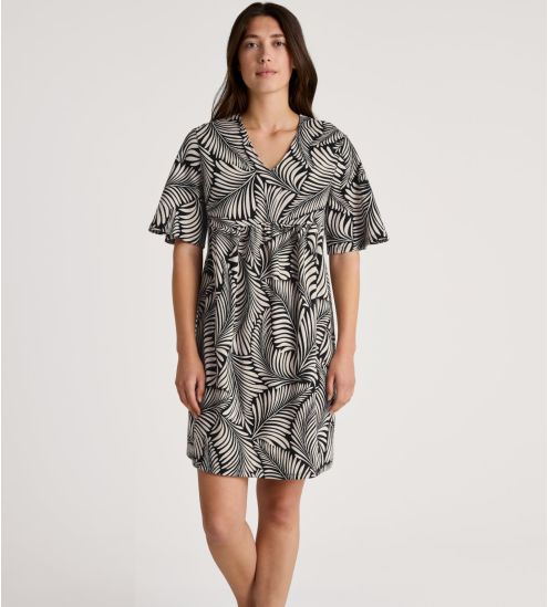 Chemise de nuit Noir et Blanc Favourites Sun