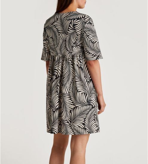 Chemise de nuit Noir et Blanc Favourites Sun