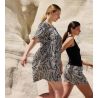 Chemise de nuit Noir et Blanc Favourites Sun