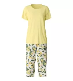 Pyjama 3/4 jaune citron Fruity Dreams