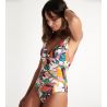 Maillot de bain une pièce floral Nancie Cantera Écru