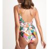 Maillot de bain une pièce floral Nancie Cantera Écru