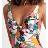 Maillot de bain une pièce floral Nancie Cantera Écru
