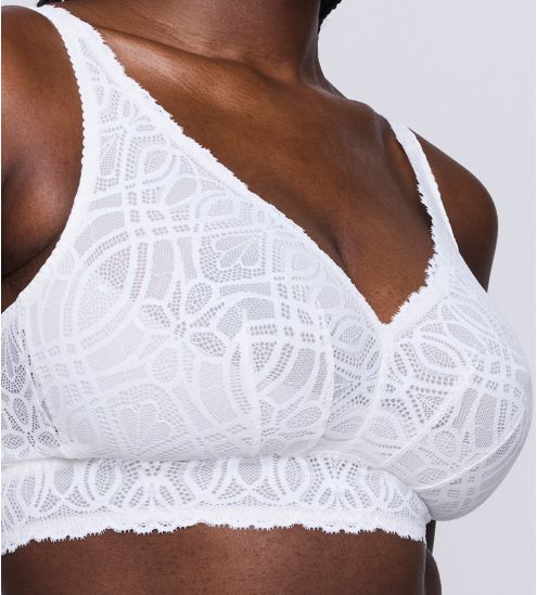 Soutien gorge sans armatures Salerno Blanc