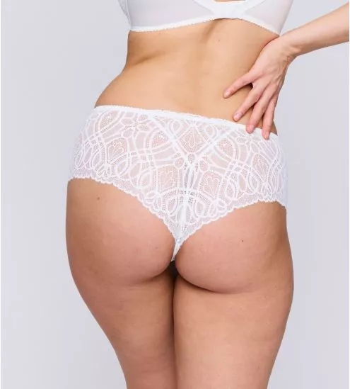 Shorty dentelle Blanc Salerno