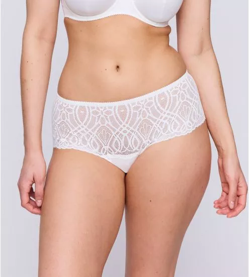 Shorty dentelle Blanc Salerno