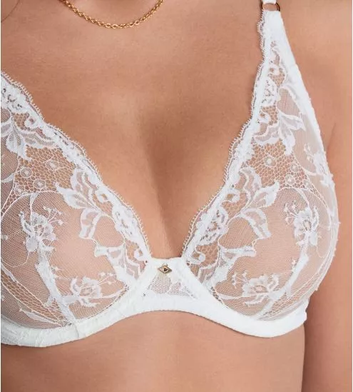 Soutien gorge triangle Plunge armatures Kiss of Love Opale