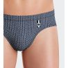 POSITANO SLIP DE BAIN IMPRIME NB039 Marine BLEU