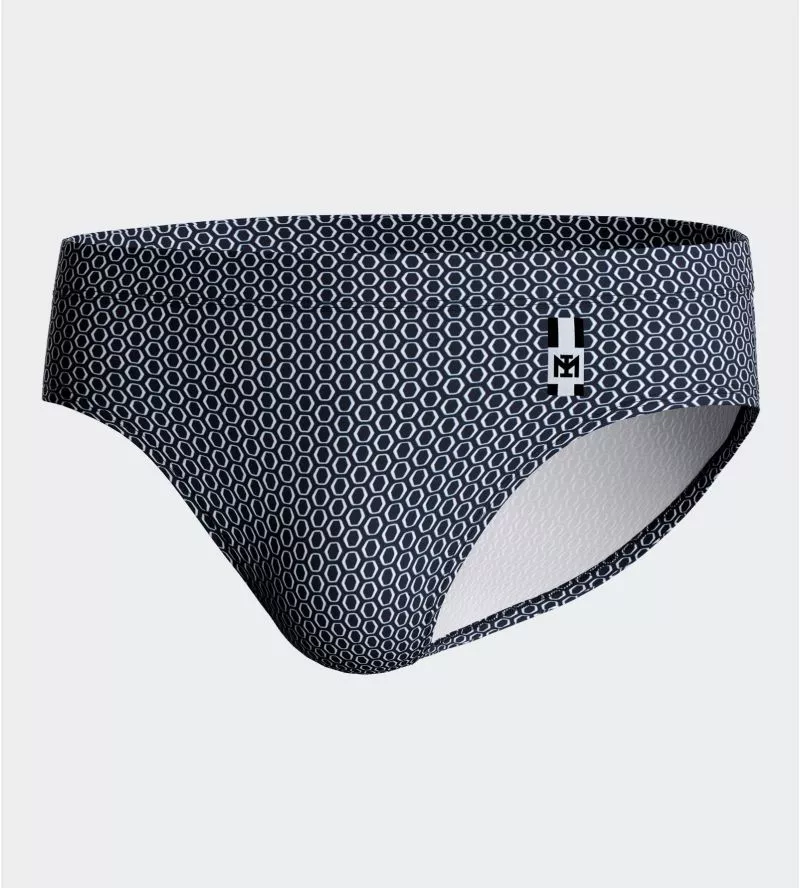 POSITANO SLIP DE BAIN IMPRIME NB039 Marine BLEU