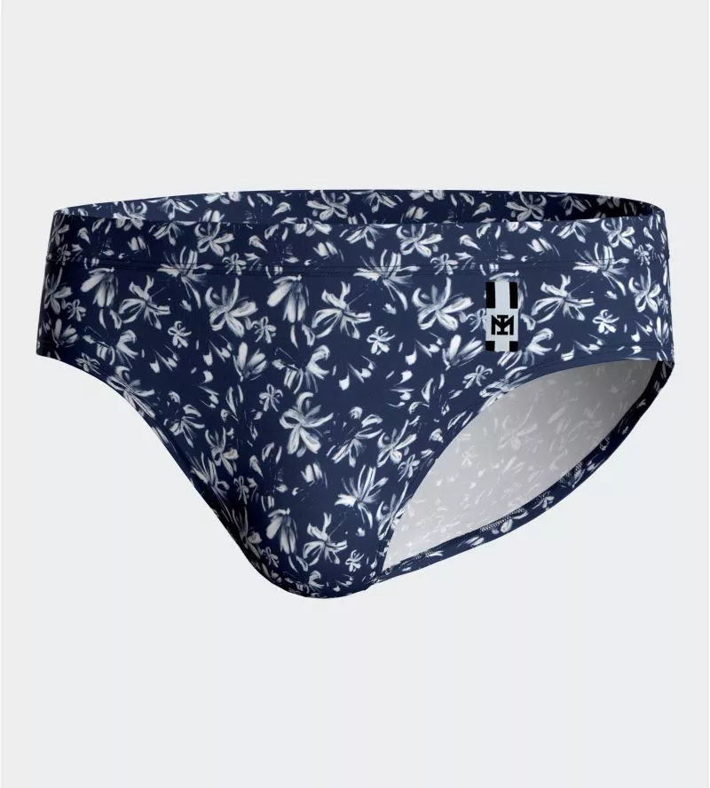 BAHAMAS SLIP DE BAIN IMPRIME NB039 Marine BLEU