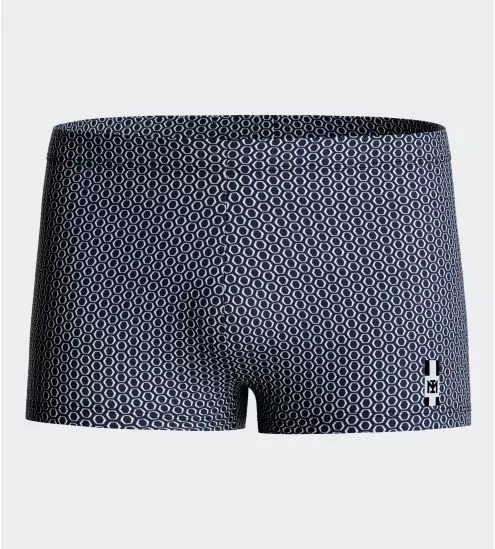 POSITANO BOXER DE BAIN IMPRIME NB039 Marine BLEU