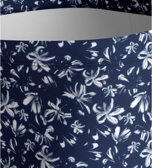 BAHAMAS BOXER DE BAIN IMPRIME NB039 Marine BLEU