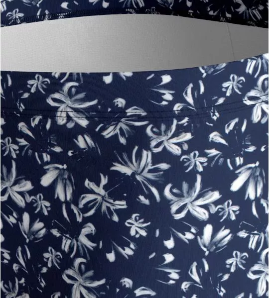 BAHAMAS BOXER DE BAIN IMPRIME NB039 Marine BLEU