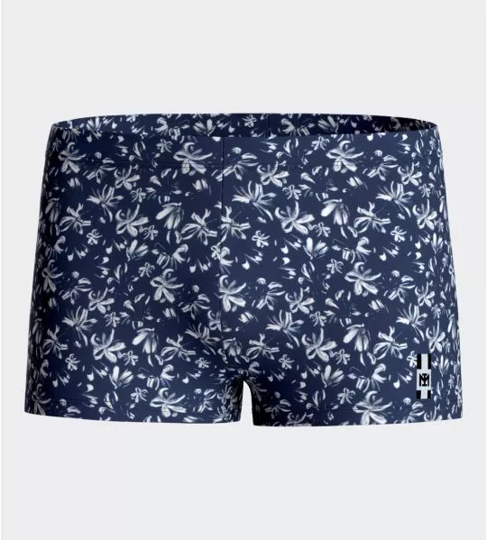 BAHAMAS BOXER DE BAIN IMPRIME NB039 Marine BLEU
