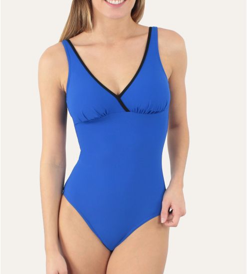 Maillot une pièce piscine Liner BLEU