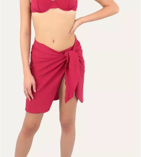 Paréo court DARLING Rouge