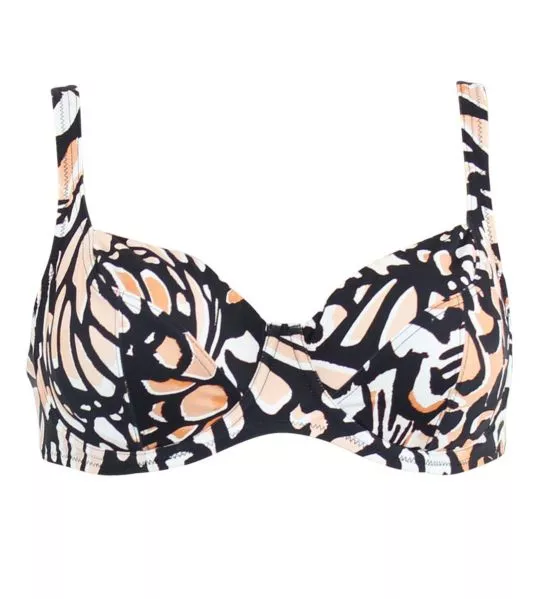 Haut de maillot de bain emboîtant RHODES Noir