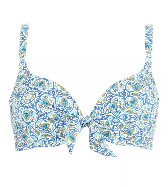 Haut de maillot de bain balconnet à coques OIA Turquoise