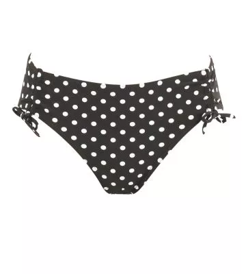 Bas de maillot de bain shorty réglable MONICA Marron