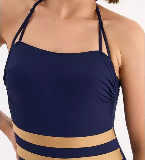 Maillot de bain 1 pièce bustier VENEZIA Marine
