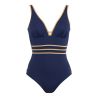 Maillot de bain 1 pièce coupé sous poitrine VENEZIA Marine