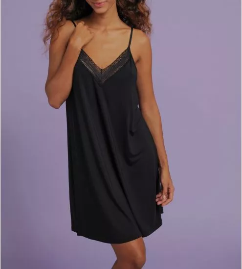 Black nightie Simly Graphic