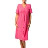 Robe de chambre femme en tissu éponge Rose