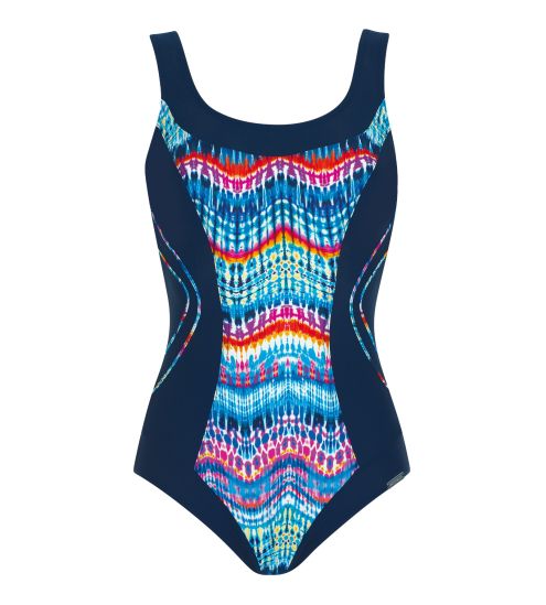 Maillot de bain piscine nageur Bleu Multicolore
